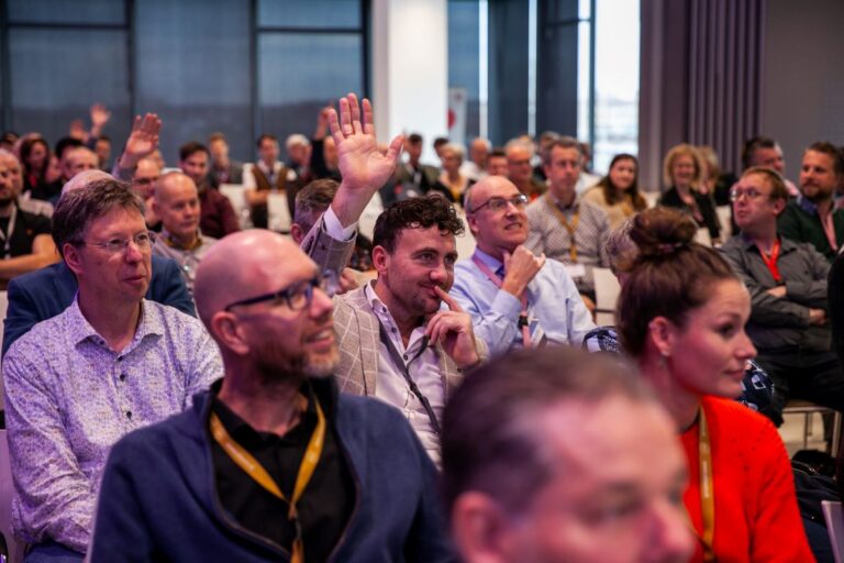 Een volle zaal gebruikers op de Obsurv Gebruikersdag